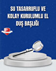 Şelale Sisi ve Masaj Özellikli Banyo Duş Başlığı
