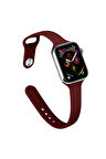 Apple Watch 38mm Klasik Kordon - Bordo-(5796)