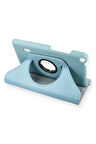 Huawei MediaPad T3 7 Kılıf 360 Tablet Deri Kılıf - Turkuaz-(5796)