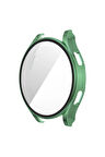 Watch 5 44mm Wall Camlı Kasa Ekran Koruyucu - Koyu Yeşil-(5796)