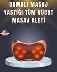 Çok Fonksiyonlu Boyun Bel Sırt Masaj Yastığı Araç İçi Uyumlu