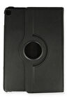 iPad Pro 13 (2024) Kılıf 360 Tablet Deri Kılıf - Siyah-(5796)