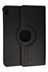 iPad 2022 10.9 (10.nesil) Kılıf 360 Tablet Deri Kılıf - Siyah-(5796)