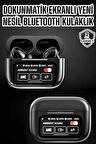 Bluetooth Kulaklık Kablosuz Ekranlı ANC/ENC Destekli Dokunmatik
