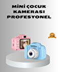 8MP Mini Çocuk Fotoğraf Makinesi – Pembe Ses Kaydı Özellikli