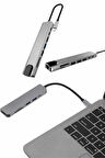 Çevirici Dönüştürücü Adaptör Macbook 3 In 1 Type-C To Hdmı USB 3.0