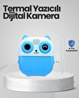 Anında Baskı Yapabilen Çocuk Fotoğraf Makinesi Hafıza Kart Destekli