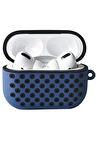 Airpods Pro 2 (2.nesil) Spor Delikli Kılıf - Lacivert-Siyah-(5796)