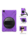 Samsung Galaxy T510 Tab A 10.1 Kılıf Amazing Tablet Kapak - Mor-(5796)