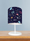 MEKTA HOME BEBEK VE ÇOCUK ODASI Galaksi Desenli Abajur