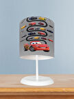 MEKTA HOME BEBEK VE ÇOCUK ODASI McQueen ve Yol Desenli Abajur