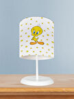 MEKTA HOME BEBEK VE ÇOCUK ODASI Seksekli Sarı Yıldız Desenli Abajur