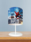 MEKTA HOME BEBEK VE ÇOCUK ODASI Iron Man ve Spider Man Desenli Abajur