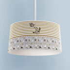 MEKTA HOME BEBEK VE ÇOCUK ODASI Kahverengi Denizci Desenli Avize