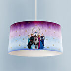 MEKTA HOME BEBEK VE ÇOCUK ODASI Karlar Ülkesi Mor Desenli Avize