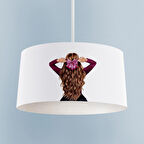 MEKTA HOME BEBEK VE ÇOCUK ODASI Tatlı Prenses Kız Desenli Avize