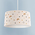 MEKTA HOME BEBEK VE ÇOCUK ODASI Soft Gökkuşağı ve Yol Desenli Avize