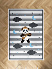 MEKTA HOME BEBEK VE ÇOCUK ODASI İzci Panda Desenli Halı