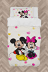 MEKTA HOME BEBEK VE ÇOCUK ODASI Mickey ve Minnie Mause Desenli Nevresim Takımı