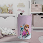 MEKTA HOME BEBEK VE ÇOCUK ODASI Karlar Ülkesi Anna Desenli Oyuncak Sepeti