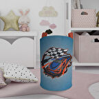 MEKTA HOME BEBEK VE ÇOCUK ODASI Mavi McQueen Deseli Oyuncak Sepeti