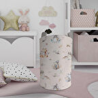 MEKTA HOME BEBEK VE ÇOCUK ODASI Hayvanlar Alemi Desenli Oyuncak Sepeti