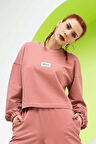 Kadın Crop Sweatshırt