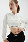KAPŞONLU 2'Lİ CROP SWEATSHIRT