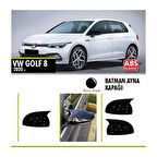 Volkswagen Golf 8 Yarasa Batman Ayna Kapağı 2020 üzeri Parlak Siyah