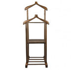 Melada Mobilya Gürgen Çift Tepeli Dilsiz Uşak Cilalı Ceviz Basic Sehpalı