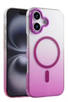 Newface Apple iPhone 16 Glossy Magsafe Kapak - Mor