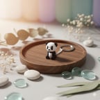 Anahtarlık- Panda 3'lü Set