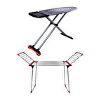 Devecioğlu MM126 Belinda  Ütü Masası MM080 Show Lüx Alüminyum Çamaşır Kurutmalık Set