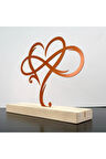 Infinity Heart Sonsuz Kalp Metal Masa Ve Raf Dekoru
