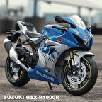 Motorsiklet 1:18 2021 Suzuki GSX-R1000 R Statik Döküm