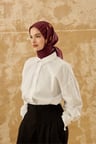 ModaKaşmir Puantiyeli Pamuk Eşarp