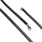 Moncuk Design Arnavut Çelik Kolye 6Mm 3351CEK028