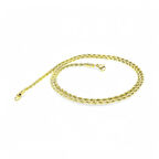 Moncuk Design Sarı Sarmal Çelik Kolye 3Mm 3351CEK010