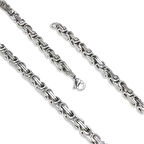 Moncuk Design Kral Erkek Çelik Kolye 5Mm 33514P6D80