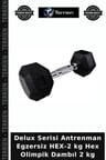 Delux Serisi Antrenman Egzersiz HEX-2 kg Hex Olimpik Dambıl 2 kg