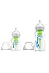 Dr Brown's Options+ Geniş Ağız Cam Biberon Set 150 ml+270 ml(Yeni Model)