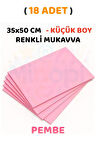 Fuşya Renkli Mukavva 18 Adet 35x50 cm Sert Karton Mukavva