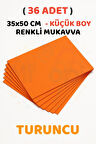 Turuncu Renkli Mukavva 36 Adet 35x50 cm Sert Karton Mukavva