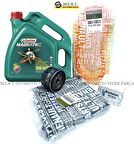 Dacia Logan 1.4 Benzinli Filtre Bakım Seti + Castrol 10W40