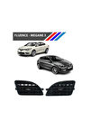 Fluence - Megane 3 Havalandırma Izgarası Köşe Yan Krom Uçlu Sol Sağ Takım 687616094R M3746