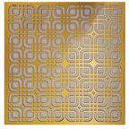 ASMA TAVAN UYUMLU LED DÖŞENEBİLİR MODERNA 60X60 CM TAVAN PANELİ- ALTIN RENK