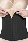 Kadın Siyah Göbek Bel Inceltici Karın Toparlayıcı Korse 886