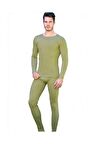 Erkek Haki Termal Alt + Üst Tayt Içlik Fanila Thermal (model No-0125-0126)