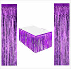 Mor Masa Eteği, 2 Adet Mor Arka Fon