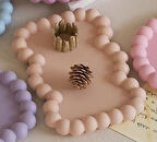 16,6cm Bulut Bubble Taban Sunumluk çerçeve Mum Tabağı Altlığı Silikon Kalıp K-1382